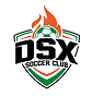DSX Soccer Club logo with flames.