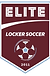 Elite Locker Soccer logo with ball design.