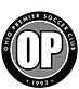 Ohio Premier Soccer Club logo, black background.