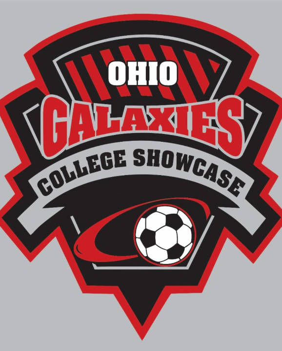 Ohio Galaxies College Showcase soccer logo.