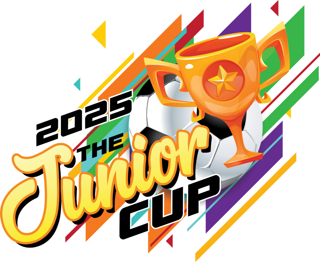 2025 Junior Cup logo with trophy.