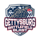 Gettysburg Battlefield Blast logo with cannon.