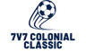 7v7 Colonial Classic logo with soccer ball.