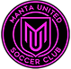 Pink Manta United Soccer Club logo.