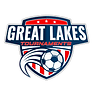 Great Lakes Tournaments logo with soccer ball.