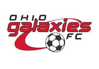 Ohio Galaxies FC logo with soccer ball.