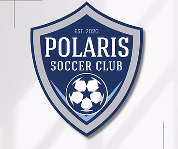 Polaris Soccer Club emblem, established 2020.